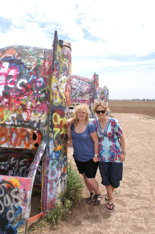 Cadillac Ranch i Amarillo i Texas