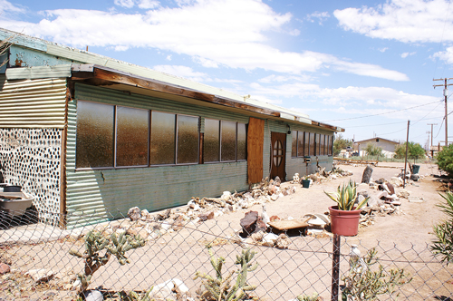 5 Hus vid Route 66 i Arizona